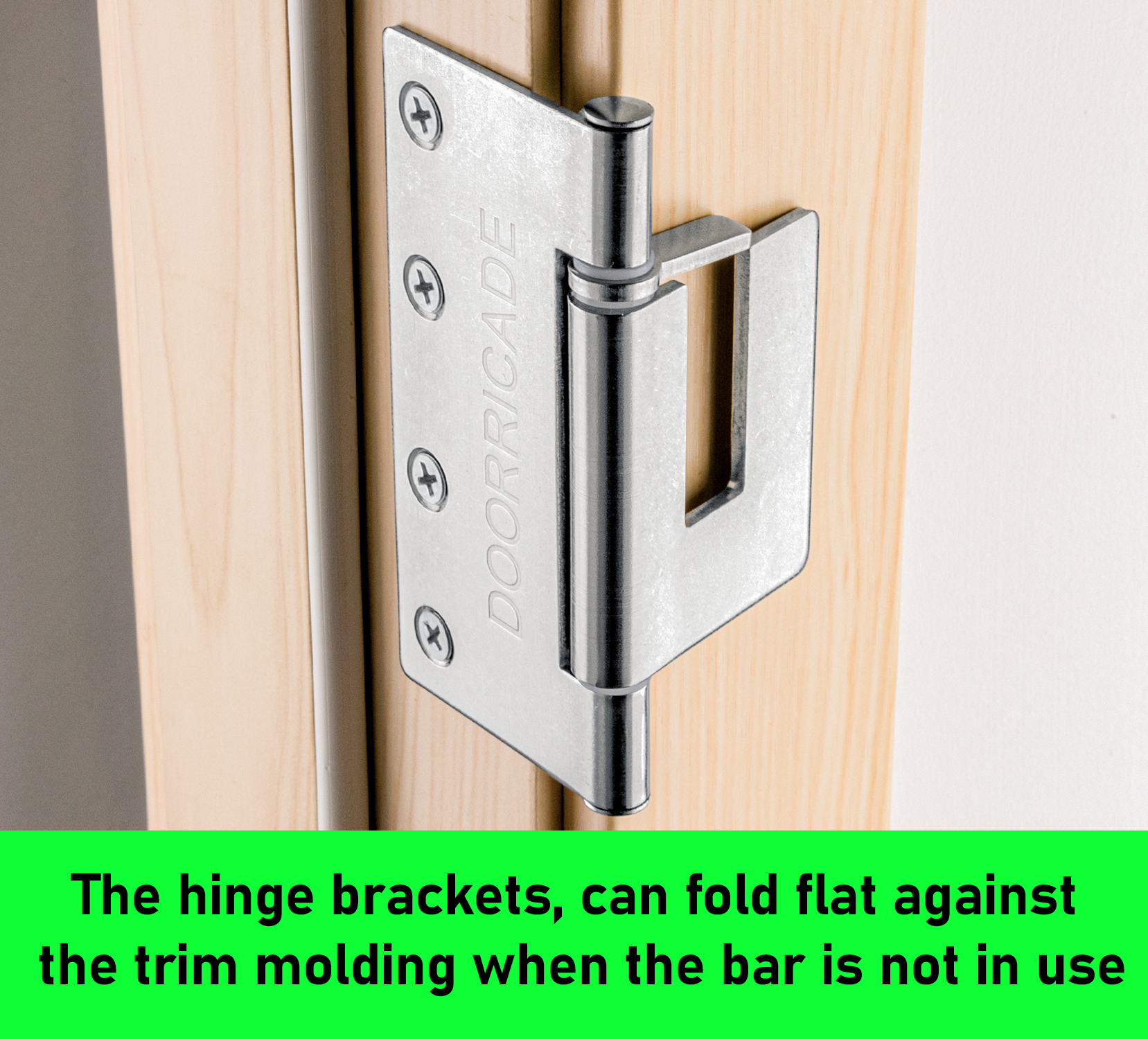 Doorricade 38" Door Security Bar IN SILVER - Image 4