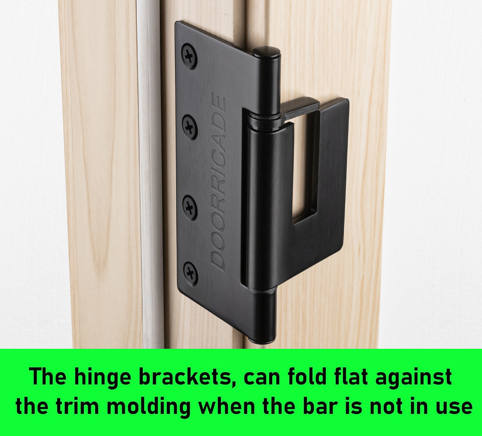 Doorricade 34" Door Security Bar in All Black - Image 5